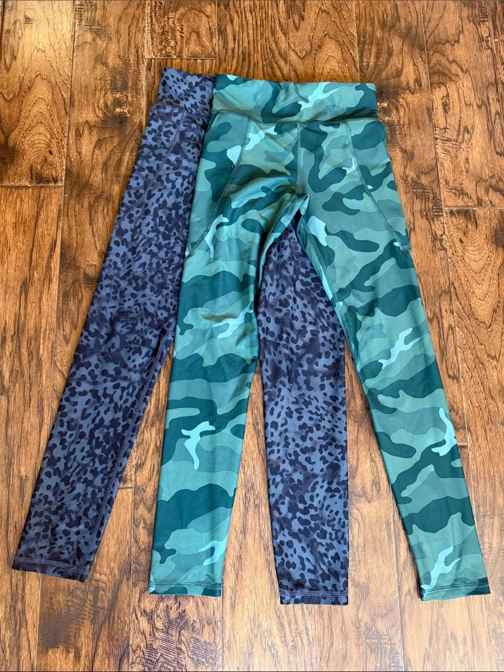 Two pair Old Navy Active Leggings, size large (10/12)